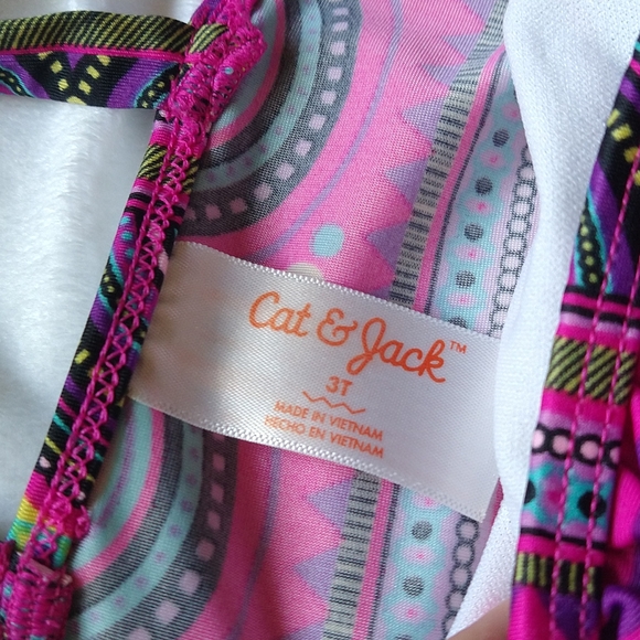 3T: MULTICOLOR SWIM SUIT. Cat & Jack - Picture 7 of 7